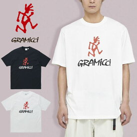 ゆうパケット発送！ 送料無料 グラミチ Tシャツ GRAMICCI メンズ GRAMICCI LOGO TEE シャツ オーバーサイズ プリント 半袖Tシャツ アウトドア カジュアル 大きいサイズ G4SU-T097 2024春夏新作