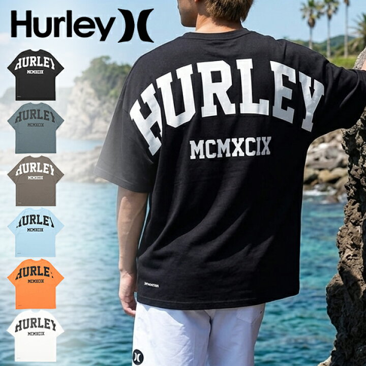 楽天市場】ネコポス発送！ 送料無料 半袖ラッシュガード HURLEY 