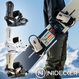 �������� NIDECKER �i�C�f�b�J�[ �o�C���f�B���O MUON ���I�� �����Y ���f�B�[�X �X�m�[�{�[�h �X�m�{ BINDING �r���f�B���O �X�m�[ ���{���K�i 2025-2026�~�V�� 25%off