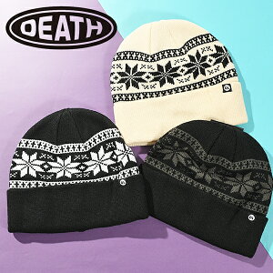 �䂤�p�P�b�g�����I �������� DEATH LABEL �f�X���[�x�� �r�[�j�[ �X�m�[�{�[�h NORDIC BEANIE �X�q �j�b�g�L���b�v �j�b�g�X CAP SNOWBOARD LOGO ���S �������K�i 20%off