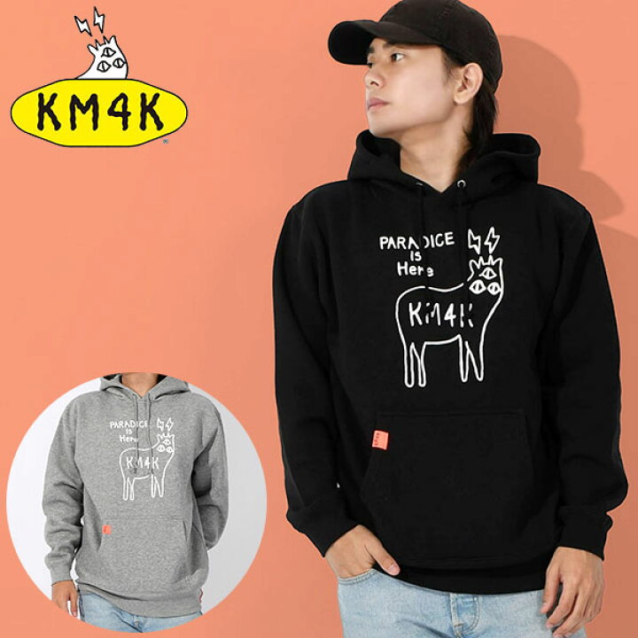 楽天市場】送料無料 パーカー KM4K カモシカ OG HOOD LOGO フーディ 