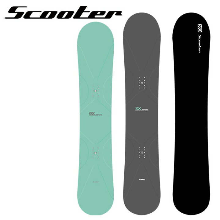 楽天市場】送料無料 スノーボード 板 Scooter スクーター XX ダブル 