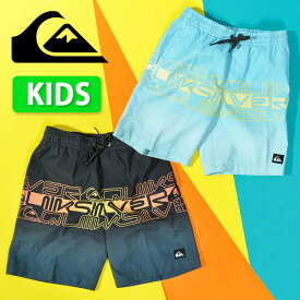 30%off ゆうパケット発送！ 送料無料 サーフパンツ キッズ クイックシルバー QUIKSILVER ジュニア 男の子 子供 EVERYDAY WORDBLOCK YOUTH 16 BOY KIDS 水着 ロゴ ボードショーツ ジャムショーツ 海水パンツ 海パン スイムウェア スイミング 水泳 プール 海水浴 2023春夏新作