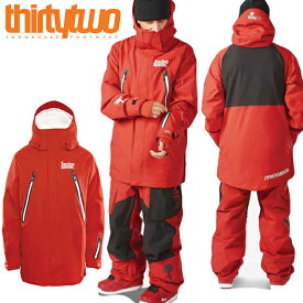 30%off 送料無料 スノーボードウェア ThirtyTwo 32 サーティー トゥー SPRINGBREAK PARKA ジャケット レッド メンズ サーティーツー ジャケット スノボ スノーボード スノーウェア 日本正規品 2023-2024冬新作