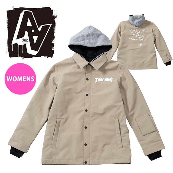 楽天市場】35%off 送料無料 スノーボードウェア コーチジャケット AA  