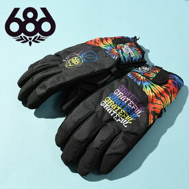 30%off 送料無料 手袋 686 SIX EIGHT SIX シックスエイトシックス PRIMER GLOVE メンズ 五本指 スノーグローブ グローブ スノーボード スキー M2WGLV114 2023-2024冬新作 23-24 23/24