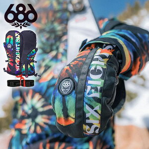 40%off 送料無料 手袋 686 SIX EIGHT SIX シックスエイトシックス TEAM MERINO MITT メンズ ミトン スノーグローブ グローブ スノボ スノーボード スキー ウインタースポーツ M2WGLV107