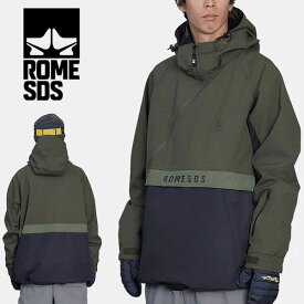 送料無料 スノーボードウェア ROME SDS ローム MEANS JACKET ミーンズジャケット メンズ ジャケット グリーン スノボ スノーボード スノーウェア 21023301 2023-2024冬新作 25%off