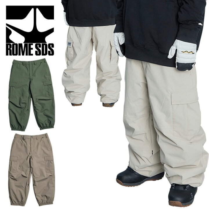 楽天市場】送料無料 スノーボードウェア ROME SDS ローム メンズ BAGGY  