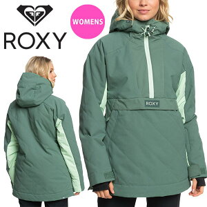 35%off 送料無料 スノーウェア ROXY ロキシー レディース ジャケット グリーン系 RADIANT LINES OVERHEAD JACKET アノラック スノーボード スノボ スキー スノー ウェア アウター ERJTJ03426