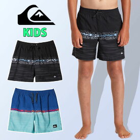 送料無料 サーフパンツ キッズ クイックシルバー QUIKSILVER ジュニア 男の子 子供 EVERYDAY WORDBLOCK VLY YTH 14 BOY KIDS 水着 ロゴ ボードショーツ ジャムショーツ 海水パンツ 海パン スイムウェア スイミング 水泳 プール 海水浴 2024春夏新作 10%off