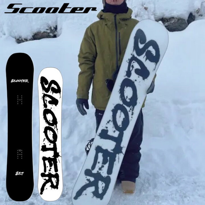 楽天市場】ラスト1本 153cm 送料無料 スノーボード 板 Scooter 