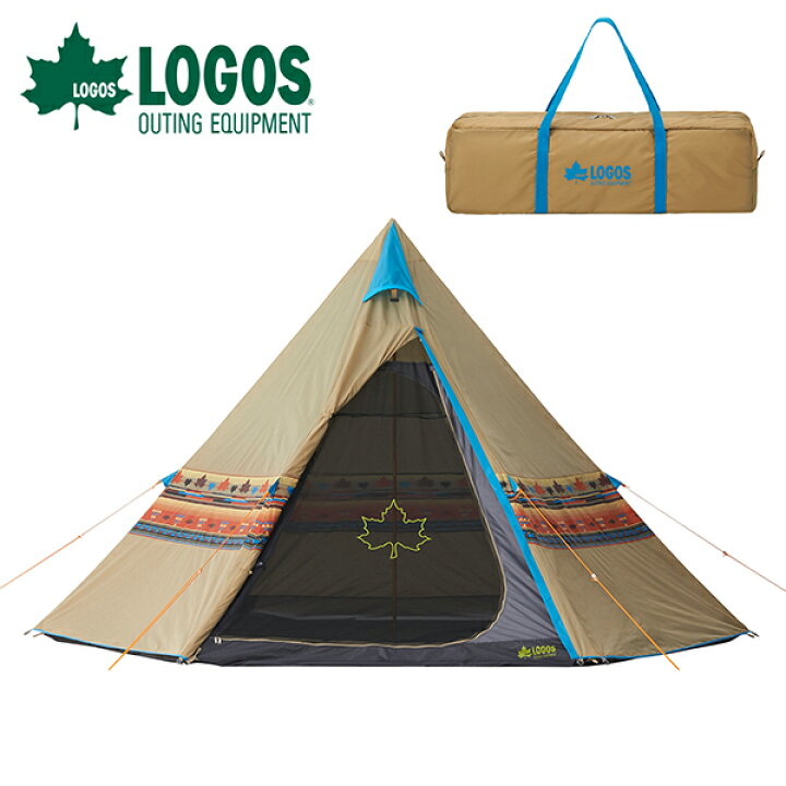 楽天市場】送料無料 ロゴス LOGOS ナバホTepee 400 ティピーテント 3人 
