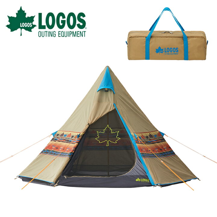 楽天市場】送料無料 ロゴス LOGOS ナバホ Tepee 300-BB ティピーテント  