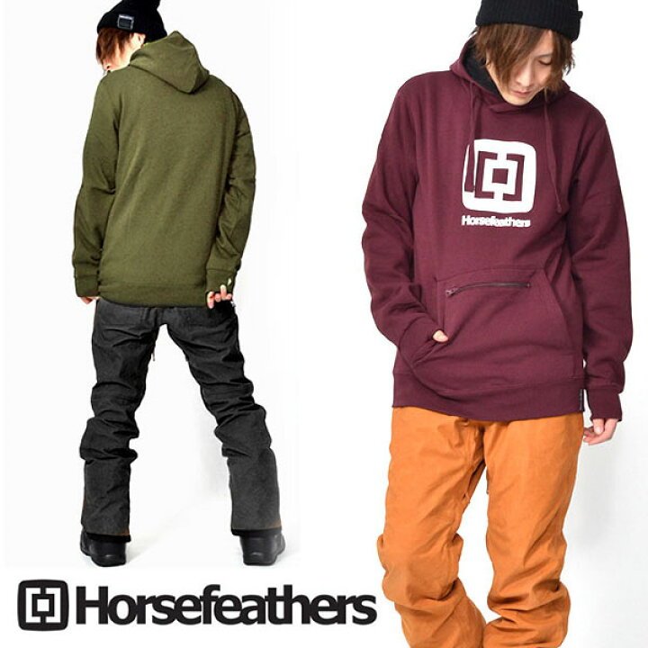 楽天市場】半額 得割50 送料無料 パーカー HORSEFEATHERS フォース  