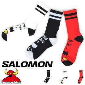 ソックス 靴下 SALOMON サロモン TM SOCKS メンズ TOY MACHINE コラボ トイマシーン スノーボード スノボ ソックス くつ下 30%off