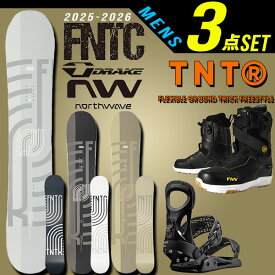 45%off 3点セット 2025-2026冬新作 送料無料 FNTC エフエヌティシー TNT R DRAKE ドレイク NORTHWAVE ノースウェーブ ジョーカー スノーボード メンズ 3点セット 板 ボード バインディング ブーツ グラトリ ダブルキャンバー スノボ 国内正規代理店品 紳士