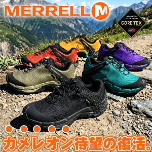 �y���悠��z2026�t�ĐV�� ���ɕ��� ������ �J�����I�� �����Y �V���[�Y �X�j�[�J�[ MERRELL �J�����I�� �X�g�[�� �S�A�e�b�N�X CHAM STORM REDUX JP GTX GORE-TEX �g���C�� �A�E�g�h�A �C