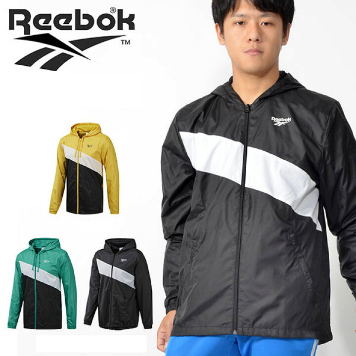 楽天市場 半額 50 Off 送料無料 ウインドブレーカー リーボック Reebok メンズ Cl ベクター Cb ウィンドブレーカー ナイロン ジャケット ベクターロゴ アウター Fxp31 エレファントｓｐｏｒｔｓ