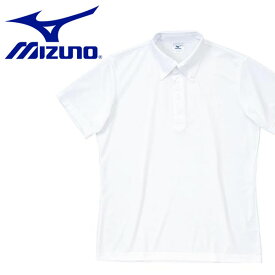 半袖ポロシャツ MIZUNO ミズノ メンズ ボタンダウン 無地 ゴルフ スポーツ カジュアル ウェア クールビズ ボタンダウンシャツ 大きいサイズ