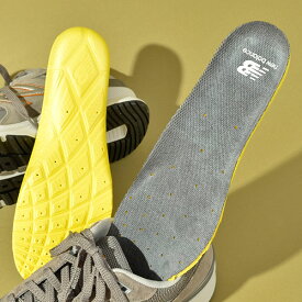 ネコポス発送！同梱不可 ニューバランス インソール メンズ レディース 中敷 New Balance ライトウエイト インソール グレー 中敷き 衝撃吸収 クッション性 防滑 スポーツ ランニング スニーカー シューズ 靴 アクセサリー GR LAM35687