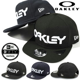 送料無料 キャップ オークリー メンズ OAKLEY NEW ERA ニューエラ コラボ 帽子 CAP 帽子 サイズ調整可能 スナップバック ストリート スケートボード アウトドア 911784 27%off