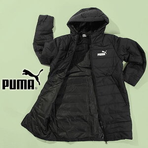 送料無料 プーマ キッズ ベンチコート PUMA ESS パデッド コート 中綿 ロングコート ジュニア 子供 アウター ジャンパー 防寒 672677