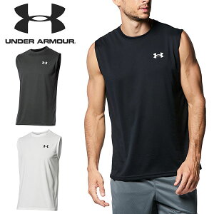 ゆうパケット発送! 送料無料 ノースリーブ シャツ メンズ アンダーアーマー UNDER ARMOUR UA タンクトップ ランニング トレーニング 野球 サッカー スポーツ 大きいサイズ 1367452 2025春夏