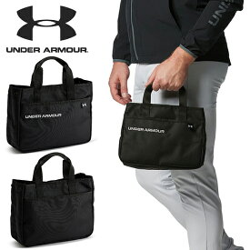 送料無料 ゴルフ カートバッグ アンダーアーマー UNDER ARMOUR UA Cart Bag 4.1L ラウンドバッグ ミニバッグ ポーチ バッグ BAG コンペ 景品 1378286 2024春夏