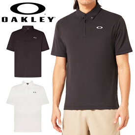 ゆうパケット発送！ 送料無料 半袖 ポロシャツ メンズ オークリー OAKLEY ENHANCE TECH COLD SS POLO 2.0 襟付き ボタンダウン シャツ ゴルフ テニス ランニング トレーニング ジム ウェア FOA406315 2024春夏新作 得割20