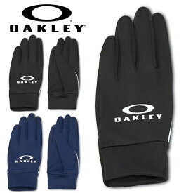 得割32 ゆうパケット発送！ 送料無料 タッチパネル対応 グローブ メンズ オークリー OAKLEY ESSENTIAL FLEECE GLOVE 17.0 FW 手袋 フリース ゴルフ ランニング サッカー 野球 バイク 自転車 FOS901599 2023秋冬新作