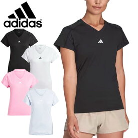 ゆうパケット対応可能！アディダス レディース 半袖 Tシャツ adidas W TR-ES MIN Tシャツ スポーツウェア ランニング ジョギング トレーニング ウェア ジム 2024春夏新作 NQ047