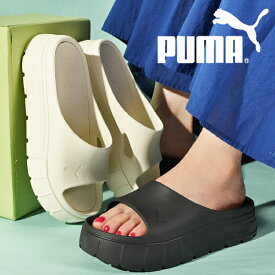 送料無料 プーマ レディース 厚底 サンダル ヒール高5cm PUMA メイズ スタック インジェックス ウィメンズ スポーツサンダル アウトドア キャンプ フェス シューズ 靴 389454