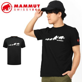 ゆうパケット発送！送料無料 MAMMUT マムート QD Logo Print T-Shirt AF Men メンズ 半袖 Tシャツ クライミング アウトドア トレッキング 登山