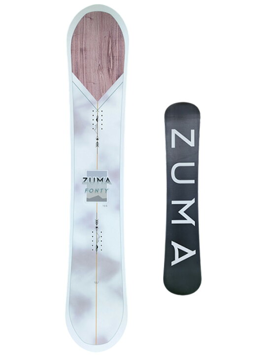 楽天市場】40%off 送料無料 ZUMA ツマ スノーボード 板 FONTY フォン 