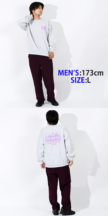 楽天市場】Mサイズ 送料無料 KAVU カブー True Logo Sweat トゥルー 