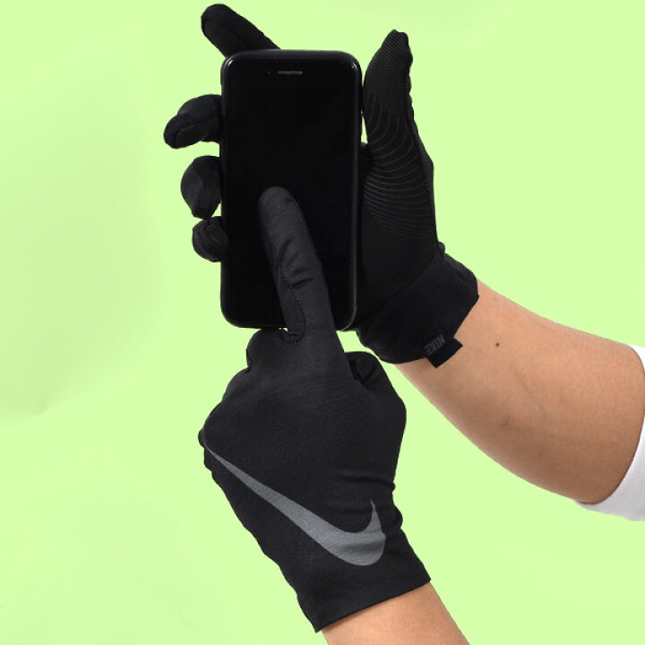 楽天市場 ゆうパケット対応可能 手袋 ナイキ Nike メンズ プロ ウォーム ライナー グローブ 滑り止め付き タッチパネル スマートフォン対応 スマホ対応 スマホ手袋 防寒 ブラック 黒 Cw1021 エレファントｓｐｏｒｔｓ