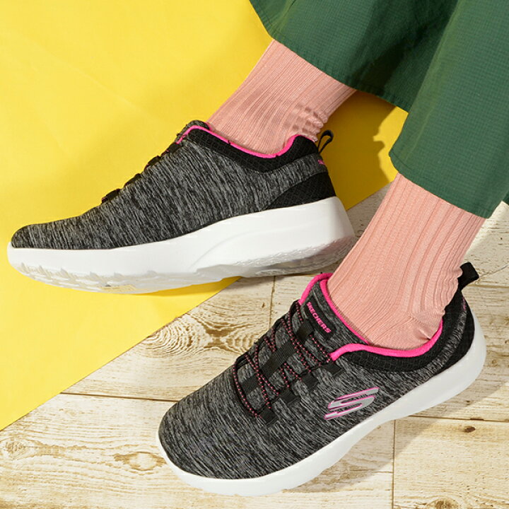 楽天市場 送料無料 快適な履き心地 スケッチャーズ スリッポン スニーカー Skechers レディース ダイナマイト 2 0 インアフラッシュ Dynamight 2 0 In A Flash シューズ 靴 ウォーキング メモリーフォーム 黒 Off あす楽対応 エレファントｓｐｏｒｔｓ