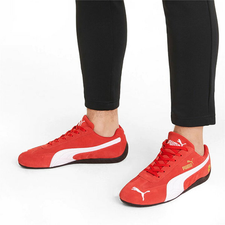 楽天市場 最大1000円offクーポン配布中 送料無料 プーマ スニーカー Puma メンズ フェラーリ スピードキャット Ferrari コラボ ドライビングシューズ モータースポーツ 靴 21春新作 エレファントｓｐｏｒｔｓ