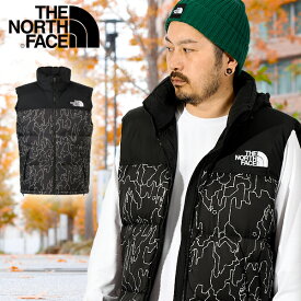 現品限り Mサイズ 送料無料 ノースフェイス 迷彩 ダウン ベスト ジャケット メンズ レディース THE NORTH FACE Novelty Nuptse Vest Jacket ノベルティ ヌプシ ベスト ジャケット カモフラージュ アウトドア ND92339 2023秋冬新作