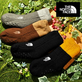 ノースフェイス 厚手 内フリース ルームソックス 靴下 レディース メンズ THE NORTH FACE Nuptse Bootie Socks ヌプシ ブーティー ソックス 保温 防寒 室内 ギフト NN82233 2025秋冬新色