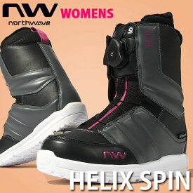 送料無料 スノーブーツ NORTHWAVE ノースウェーブ レディース HELIX SPIN ヘリックス スピン スノーボードブーツ SNOWBOARD スノボ スノー 婦人 ダイヤル スノーボード ブーツ 国内正規代理店品 2023-2024冬新作 30%off