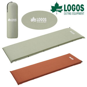 送料無料 ロゴス LOGOS 高密弾力 55セルフインフレートマット・SOLO シングル リバーシブル エアベッド 1人用 エアマット エアーマット シングルマット インフレーターマット コンパクト 寝具 