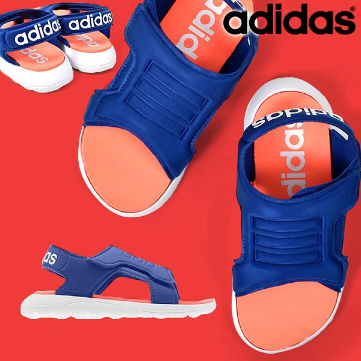 楽天市場 キッズ サンダル アディダス Adidas Cf Sandal C 男の子 女の子 キッズ 子供 シューズ 子供靴 ベルクロ ブルー 青 Off Eg2233 あす楽対応 エレファントｓｐｏｒｔｓ