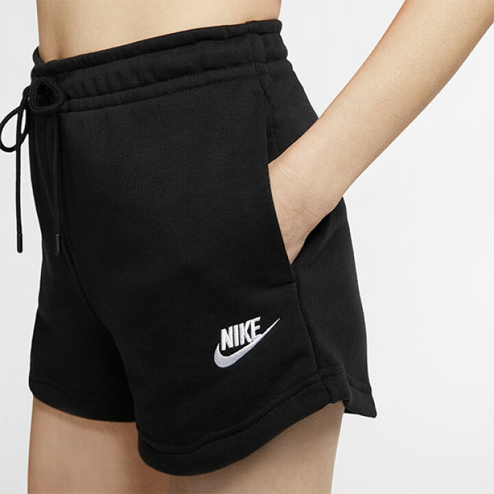 楽天市場 送料無料 ナイキ ショートパンツ レディース Nike エッセンシャル ショートパンツ フレンチ テリー スウェット パンツ 短パン ブラック 黒 Cj2159 エレファントｓｐｏｒｔｓ