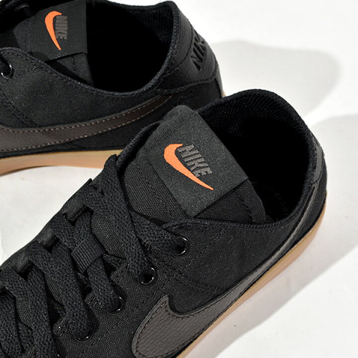 楽天市場 送料無料 ナイキ スニーカー メンズ Nike コート レガシー キャンバス シューズ 靴 ナイキスニーカー カジュアルシューズ ブラック 黒 ガムソール Cw6539 004 21冬新作 エレファントｓｐｏｒｔｓ