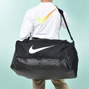 送料無料 ナイキ ダッフルバッグ NIKE ブラジリア L ダッフル 9.5 95L 大容量 ボストンバッグ スポーツバッグ ショルダーバッグ バッグ 遠征 合宿 部活 クラブ ジム 旅行 ブラック 黒 do9193