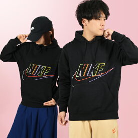 送料無料 ナイキ スウェット パーカー メンズ レディース NIKE クラブ + BB MCF プルオーバー L/S フーディ トレーナー スウッシュ フリース ブラック 黒 dx0542 2023春新作