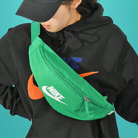 ナイキ ウエストバッグ メンズ レディース NIKE ヘリテージ ウエスト パック 約3L ボディバッグ ヒップバッグ ウエストポーチ ワンショルダー ポーチ バッグ ポシェット ショルダーバッグ グリーン db0490 2024春新作