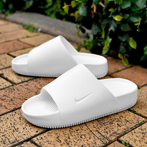 【動画あり】26%off 送料無料 ヒール高 4cm ナイキ 厚底 サンダル レディース メンズ NIKE カーム スライド スポーツサンダル シャワーサンダル スポサン ホワイト dx4816 2025夏新作